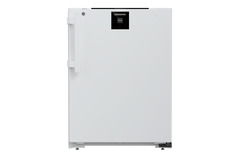 Produkt-Bild, Perspektive: gerade geschlossen, Laborgefriergerät mit statischer Kühlung, Gehäusefarbe: Weiß, Türfarbe: Weiß