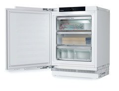 Product image, Perspective: oblique open decorated, Freezer suitable for undercounter installation with NoFrost