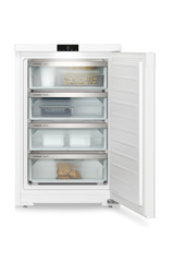 Product image, Perspective: straight open decorated, Table top freezer with NoFrost, Casing colour: white, Door colour: white