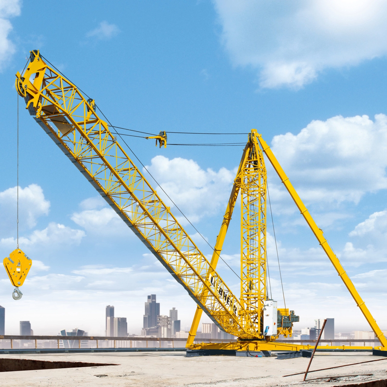 Liebherr 200 DR 5/10 Litronic Derrick crane