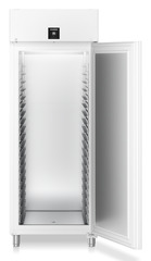 Product image, Perspective: straight open empty, Forced-air bakery standard freezer, Casing colour: white, Door colour: white
