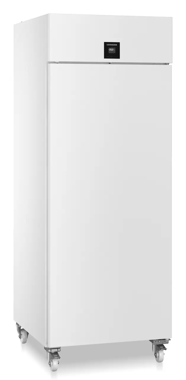 Image de produit, Perspective: Oblique fermé vide, Congélateur de laboratoire avec réfrigération par air pulsé, Couleur de l’habillage: blanc, Couleur de porte: blanc