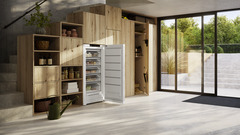 Produkt-Bild, Perspektive: Milieu, Standgefrierschrank mit NoFrost und umweltbewussten Materialien, Gehäusefarbe: Weiß, Türfarbe: Weiß