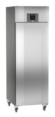 Product image, Perspective: oblique closed, Forced-air refrigerator GN 2/1, Casing colour: stainless steel look
