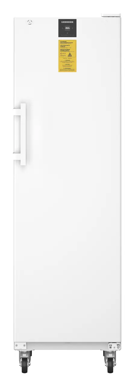 Product image, Perspective: straight closed empty, Laboratory freezer with an interior free of ignition sources, Casing colour: white, Door colour: white