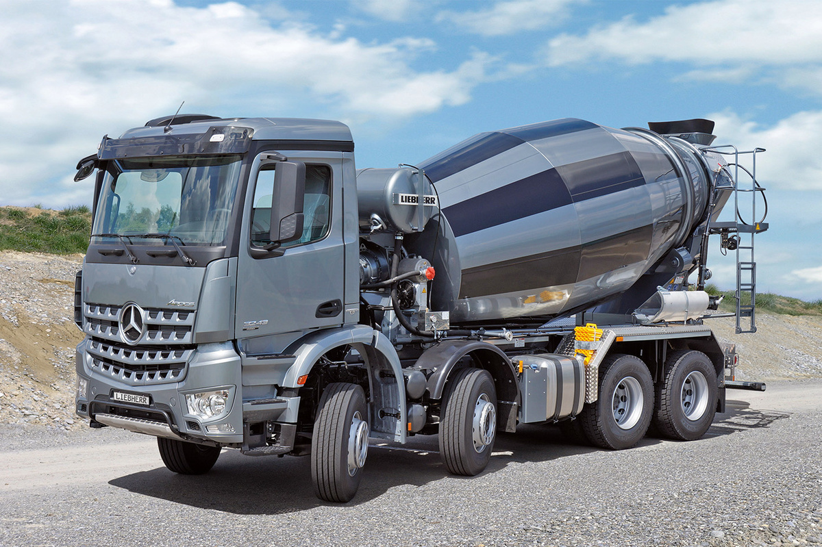 LIEBHERR HTM 904 トラックミキサー　　1/50 HTM 904 Truck mixer - Liebherr