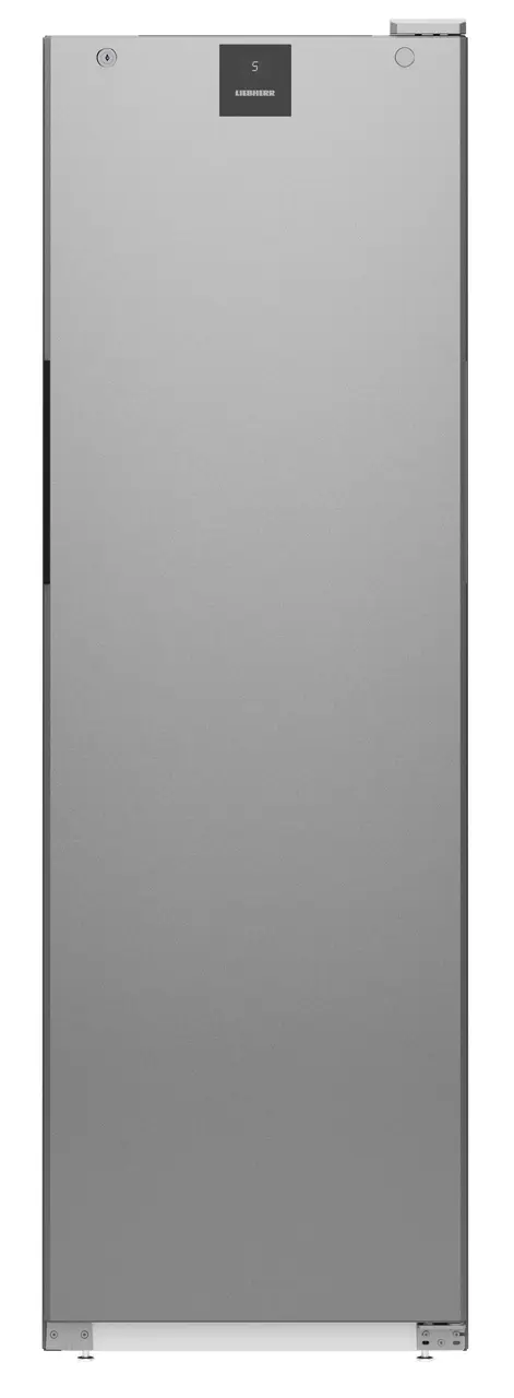 Produkt-Bild, Perspektive: gerade geschlossen leer, Kühlgerät mit Umluftkühlung, Gehäusefarbe: Grau, Türfarbe: Grau