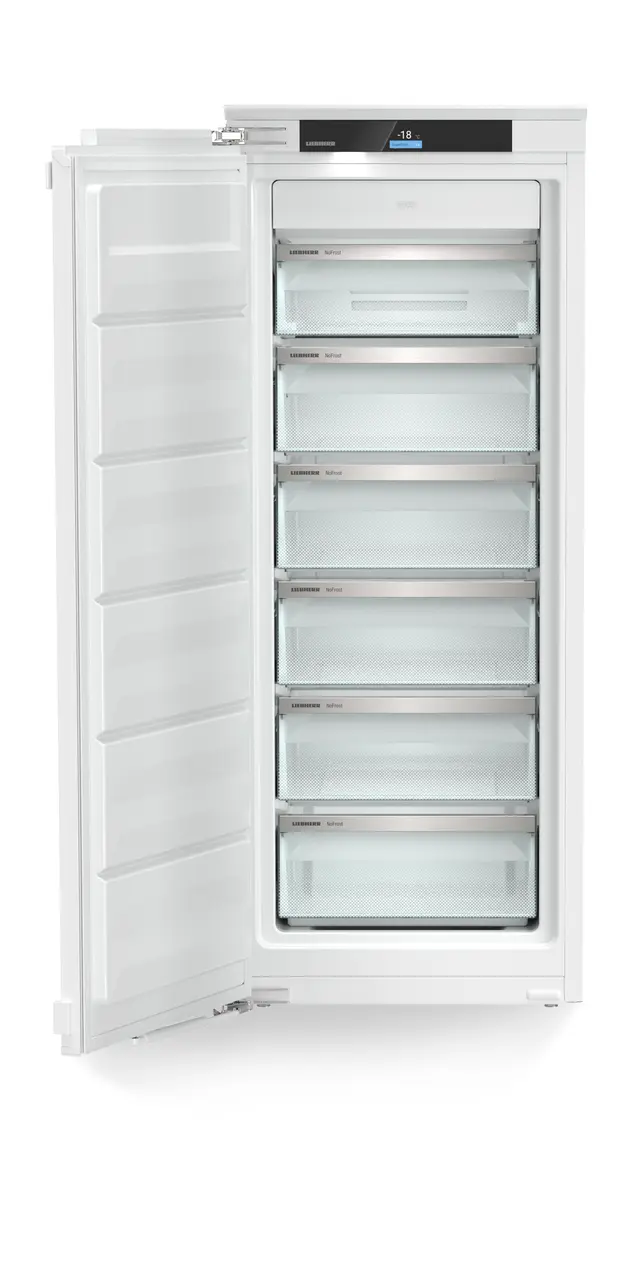 Product image, Perspective: straight open empty, Freezer for integrated use with NoFrost