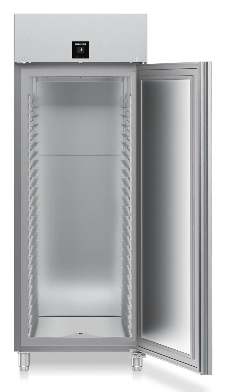 Product image, Perspective: straight open empty, Forced-air bakery standard freezer, Casing colour: stainless steel, Door colour: stainless steel