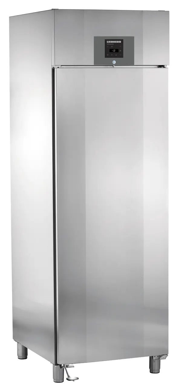 Product image, Perspective: oblique closed, Forced-air freezer GN 2/1, Casing colour: stainless steel