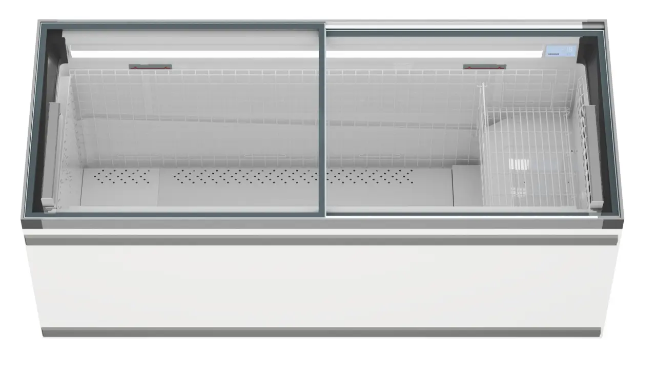 Product image, Perspective: straight closed, Plug-in island chiller and freezer, Casing colour: white