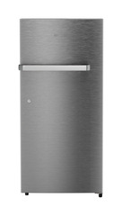 Product image, Perspective: straight closed, Single-door fridge, 191 l in 2 star and horizontal handle, Casing colour: grey, Door colour: Silver Steel