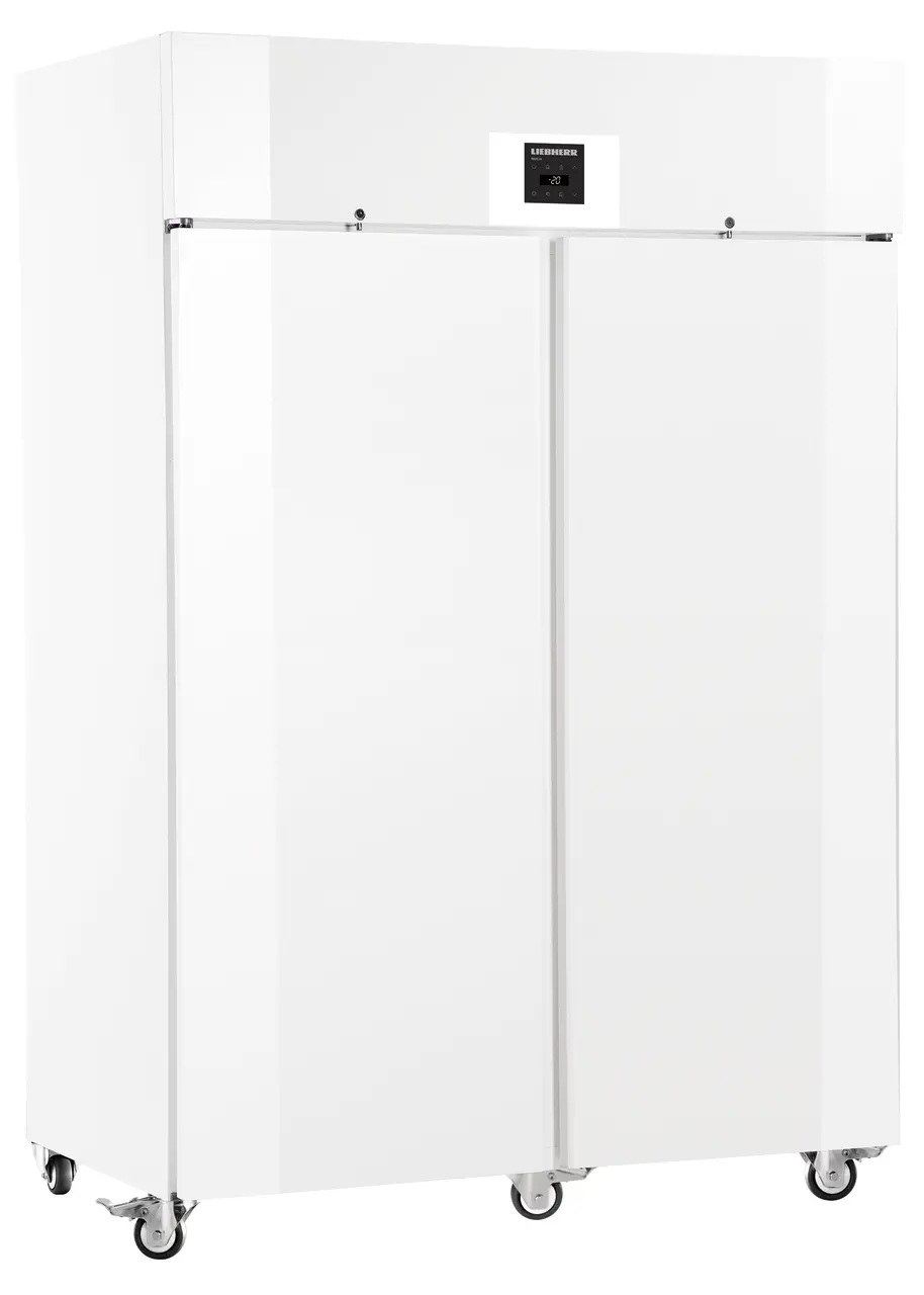 Product image, Perspective: oblique closed, Lab freezer with Comfort electronic controller, Casing colour: white
