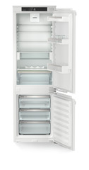 Product image, Perspective: straight open empty, Integrable fridge-freezer with EasyFresh and NoFrost
