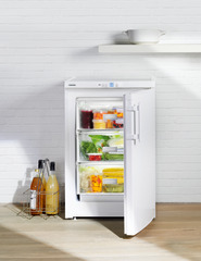 Produkt-Bild, Perspektive: Milieu, Tischgefrierschrank mit SmartFrost, Gehäusefarbe: Weiß, Türfarbe: Weiß