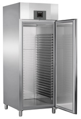 Product image, Perspective: oblique open empty, Forced-air bakery standard refrigerator, Casing colour: stainless steel