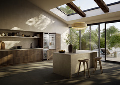 Product image, Perspective: milieu, Integrable fridge-freezer with EasyFresh and NoFrost