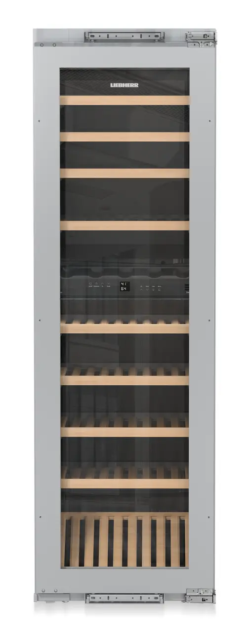 Product image, Perspective: straight closed empty, Built-in multi-temperature wine cabinet, Casing colour: silver