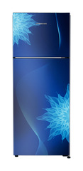 Product image, Perspective: straight closed, Fridge-freezer with NoFrost, Casing colour: blue, Door colour: Blue Mystiq
