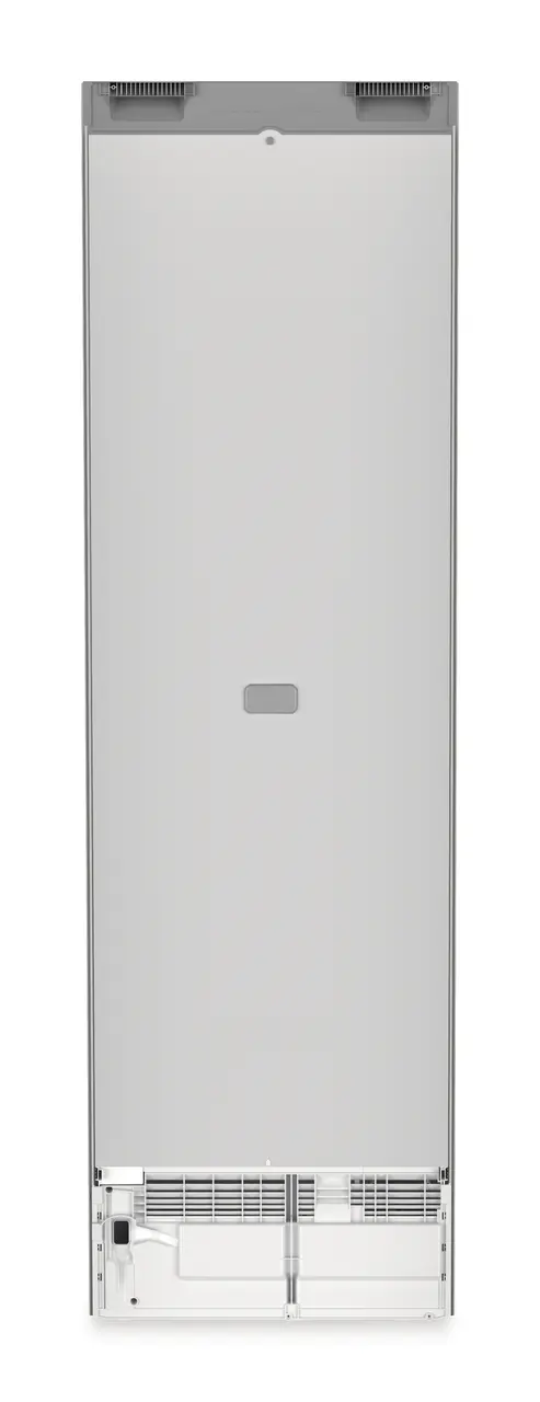 Product image, Perspective: back side, Fridge-freezer with BioFresh and NoFrost, Casing colour: silver, Door colour: stainless steel
