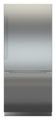Product image, Perspective: straight closed, Combined refrigerator-freezer with BioFresh and NoFrost for integrated use
