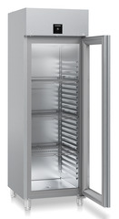 Product image, Perspective: oblique open empty, Forced-air refrigerator GN 2/1, Casing colour: stainless steel, Door colour: stainless steel