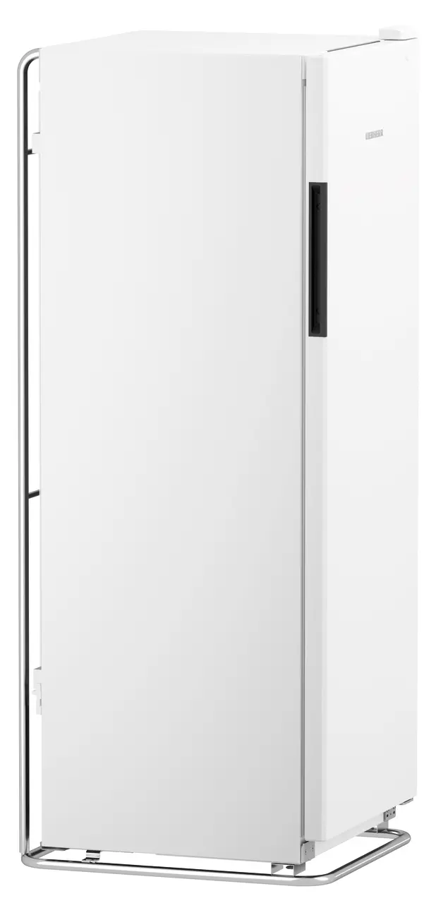 Изображение на продукта, Перспектива: Странично, затворен, празен, Хладилник с динамично охлаждане, Цвят на корпуса: бял, Цвят на вратата: бял
