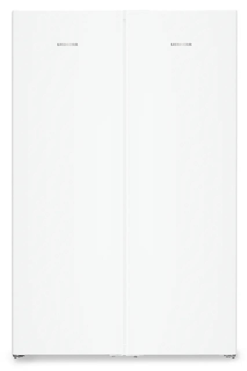 Изображение на продукта, Перспектива: Отпред, затворен, Комбинация Side-by-Side, Цвят на корпуса: бял, Цвят на вратата: бял