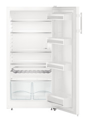 Image de produit, Perspective: Droit ouvert vide, Réfrigérateur armoire, Couleur de l’habillage: blanc, Couleur de porte: blanc