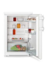 Product image, Perspective: straight open decorated, Table top refrigerator, Casing colour: white, Door colour: white