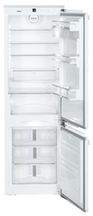 Product image, Perspective: straight open empty, Integrated fridge-freezer combination with BioCool and NoFrost