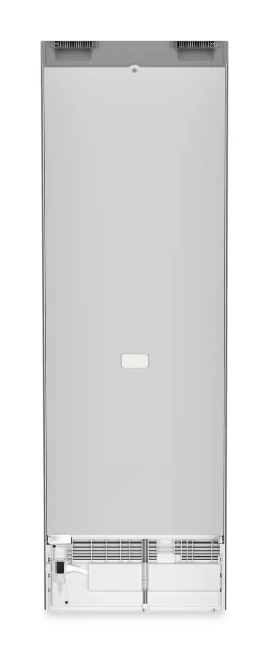 Produkt-Bild, Perspektive: Rückseite, Kühl-Gefrierkombination mit EasyFresh und NoFrost, Gehäusefarbe: Silver, Türfarbe: Steelfinish