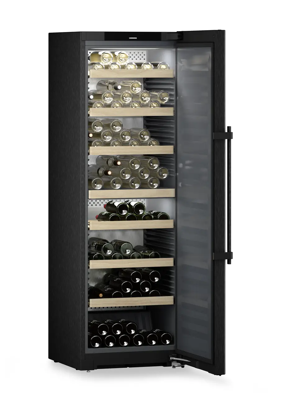 Productafbeelding, Perspectief: Schuin geopend gedecoreerd, Wijnklimaatkast