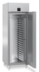 Product image, Perspective: oblique open empty, Forced-air bakery standard freezer, Casing colour: stainless steel, Door colour: stainless steel