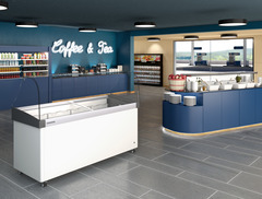 Product image, Perspective: milieu, Ice-cream chest freezer, Casing colour: white