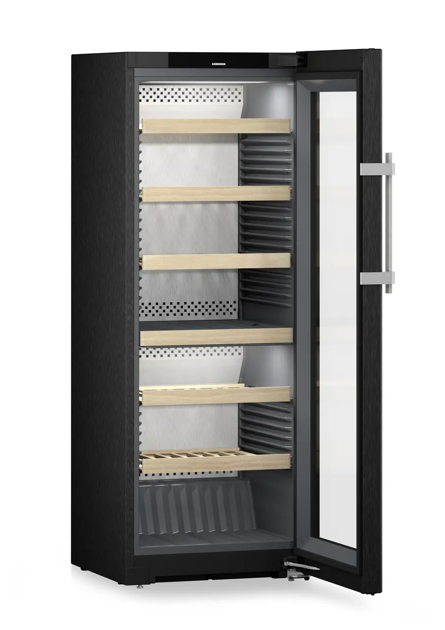 Изображение на продукта, Перспектива: Странично, отворен, празен, Мултитемпературен охладител за вино