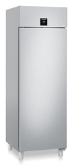 Product image, Perspective: oblique closed empty, Forced-air freezer GN 2/1, Casing colour: stainless steel, Door colour: stainless steel
