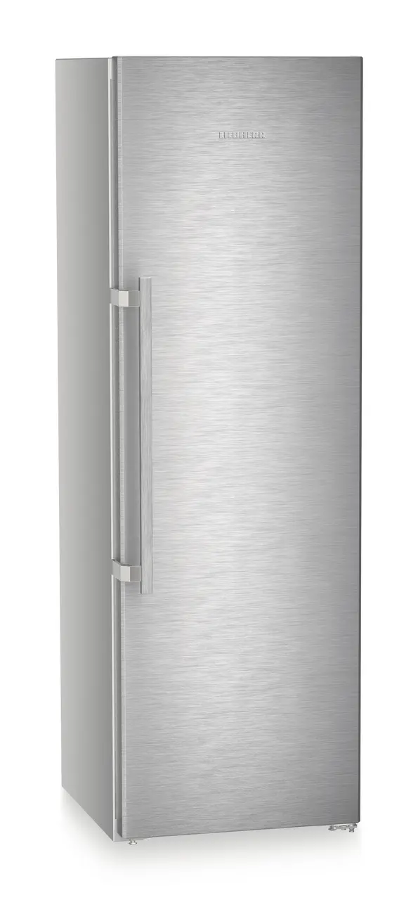 Product image, Perspective: oblique closed, Freestanding refrigerator with BioFresh Professional, Casing colour: silver, Door colour: stainless steel