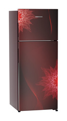 Product image, Perspective: oblique closed, Fridge-freezer with NoFrost, Casing colour: red, Door colour: Red Mystiq