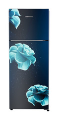 Product image, Perspective: straight closed, Fridge-freezer with NoFrost, Casing colour: blue, Door colour: Blue Divine