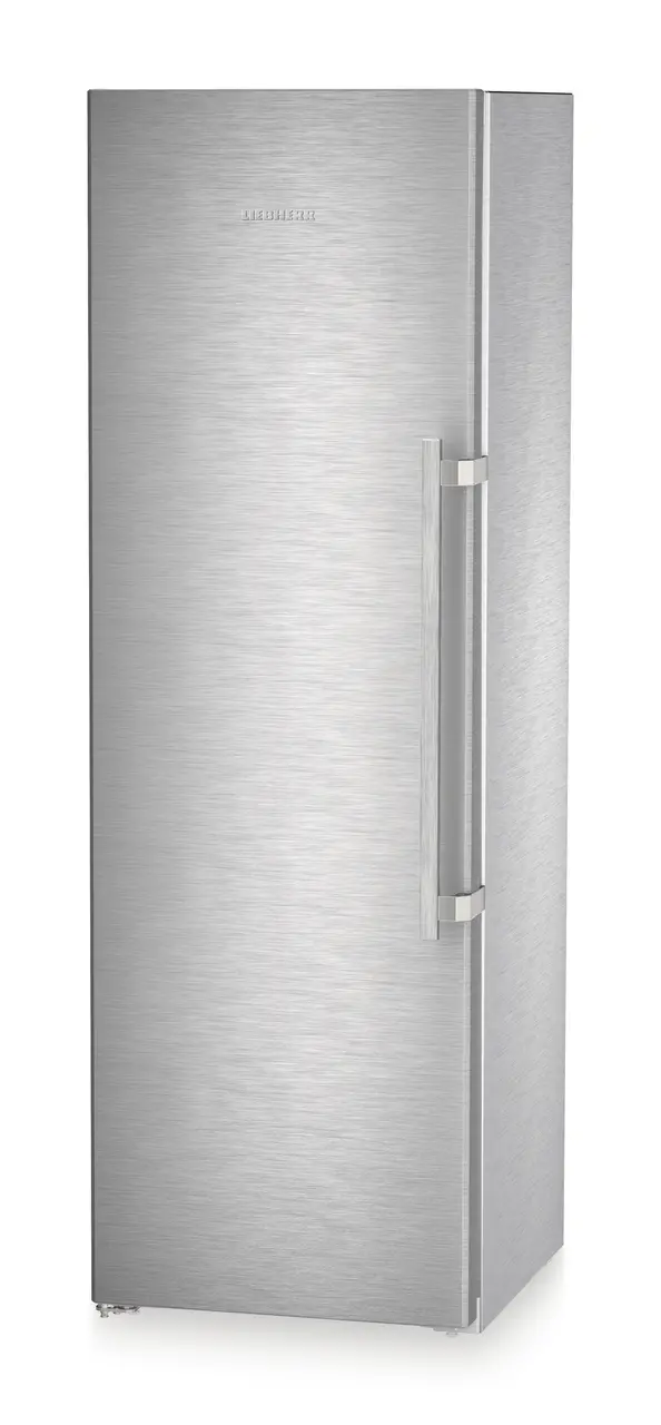 Obrázok produktu, Perspektíva: Šikmo, spotrebič zatvorený, Voľne stojaca mraznička s NoFrost a IceTower, Farba steny: Ušľachtilá oceľ, Farba dverí: Ušľachtilá oceľ