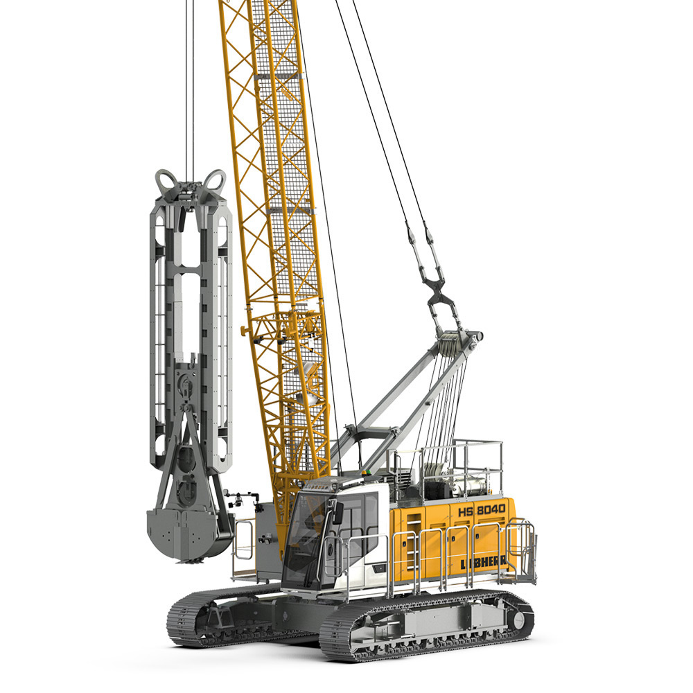 HEINEMANN トレーラー HS 8040.1 Duty cycle crawler crane - Liebherr