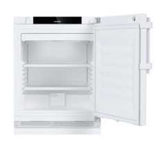 Изображение на продукта, Перспектива: Отпред, отворен, празен, Лабораторен хладилник с конвекционно охлаждане, Цвят на корпуса: бял, Цвят на вратата: бял