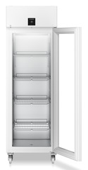 Product image, Perspective: straight open empty, Laboratory refrigerator with convection cooling, Casing colour: white, Door colour: white
