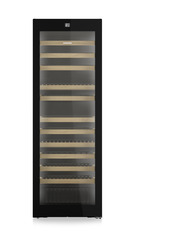 Product image, Perspective: straight closed empty, Multi-temperature wine cabinet, Casing colour: black, Door colour: GlassBlack