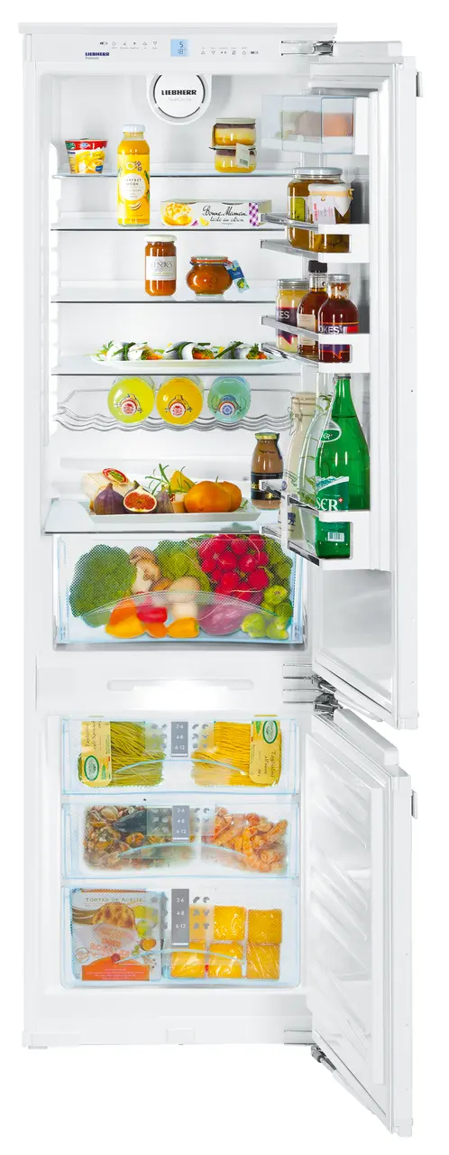 Immagine del prodotto, Prospettiva: Frontale aperto fornito, Combinazione frigo-congelatore