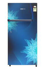 Product image, Perspective: straight closed, Single-door fridge 191 l in 1 star with inverter compressor, Casing colour: blue, Door colour: Blue Mystiq