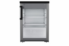 Product image, Perspective: straight closed, Forced-air under-worktop appliance, Casing colour: grey, Door colour: stainless steel