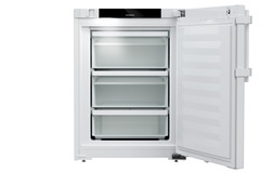 Image de produit, Perspective: Droit ouvert vide, Congélateur de laboratoire avec réfrigération par air pulsé, Couleur de l’habillage: blanc, Couleur de porte: blanc