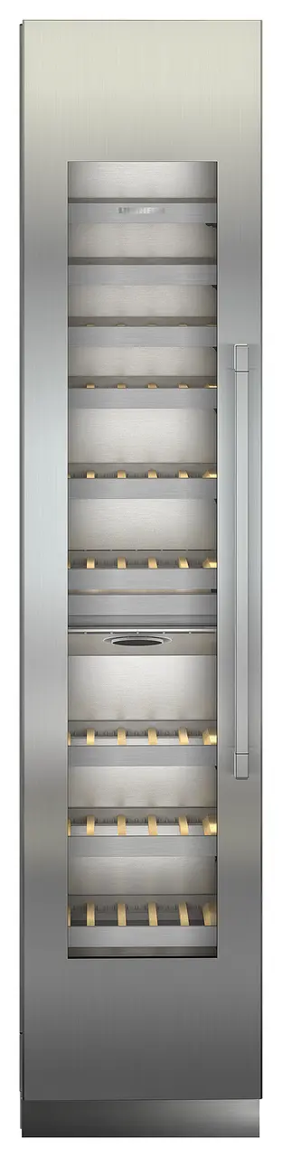 Product image, Perspective: straight closed, Built-in multi-temperature wine cabinet, Casing colour: grey